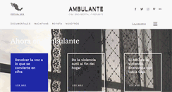 Desktop Screenshot of ambulante.org