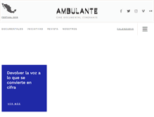Tablet Screenshot of ambulante.org
